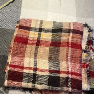 Large Plaid Scarf